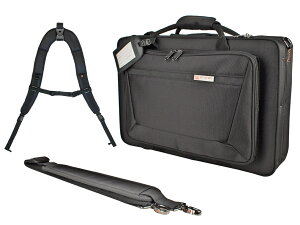 PROTEC �v���e�b�N PB315EH �I�[�{�G �C���O���b�V���z���� �_�u�� �Z�~�n�[�h BP-STRAP �Z�b�g �����b�N Oboe English horn case black�@�k�C�� ���� �����s��