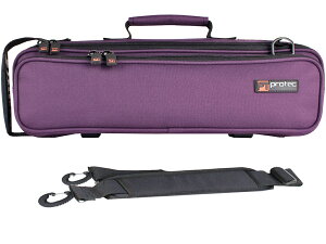 PROTEC プロテック A308PR フルート ケースカバー パープル ショルダー ストラップ付き Flute case cover purple 北海道 沖縄 離島不可