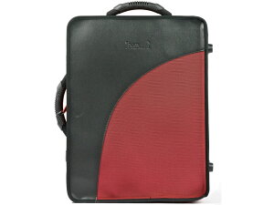 bam o 3028SH gbLO Nlbg _u P[X bh TREKKING double Bb/A CLARINET CASE BLACK BURGUNDY@kC  s