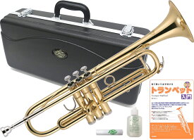 J Michael Jマイケル TR-200 トランペット 管楽器 ラッカー B♭ Trumpet gold 目で見て吹ける セット J　北海道不可 沖縄不可 離島不可