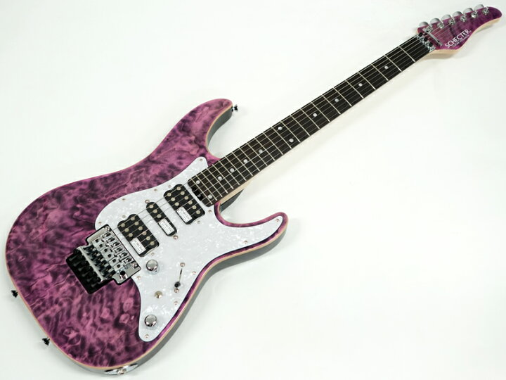 楽天市場】SCHECTER ( シェクター ) SD-2-24-AL See-thru Purple / RW  