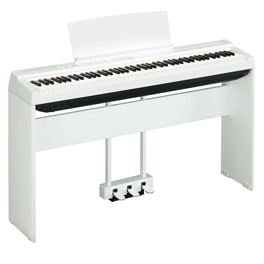 人気定番 YAMAHA ヤマハ P-125aWH 純正ペダルユニット スタンドセット 電子ピアノ デジタルピアノ 88鍵盤 ホワイト 