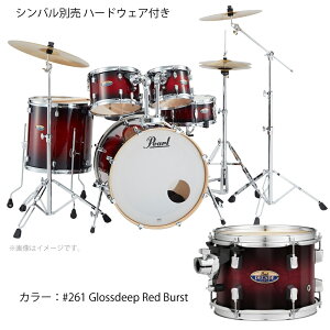Pearl �p�[�� DECADE MAPLE �f�B�P�C�h���C�v�� �h�����Z�b�g DMP825S/C-D #261 Glossdeep Red Burst �yDMP825S/C-D ��261�z�y 12��26�����_���[�J�[�݌ɂ��� �z