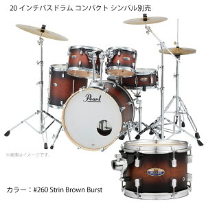 Pearl �p�[�� DECADE MAPLE �f�B�P�C�h���C�v�� �h�����Z�b�g DMP805/C-D #260 Strin Brown Burst�yDMP805/C-D #260�z�y 5��11�����_���[�J�[�݌ɖ��� �z �h�����Z�b�g