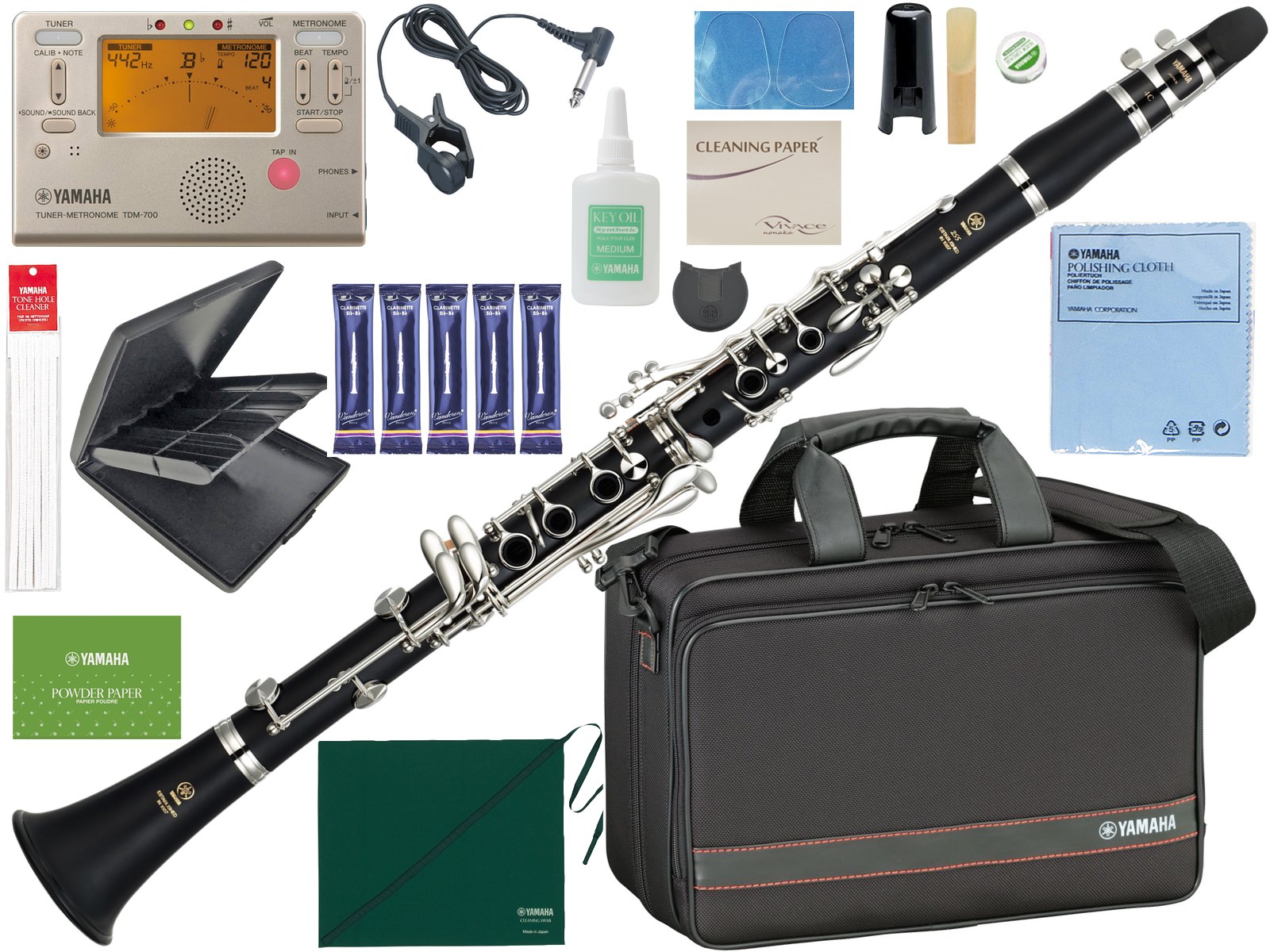 YAMAHA ヤマハ YCL-255 クラリネット 樹脂製 管楽器 Standard B♭ clarinet セット L　北海道 沖縄 離島不可