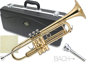 J Michael Jマイケル TR-200 トランペット アウトレット ラッカー 管楽器 B♭ trumpet BACHマウスピースセット G　北海道 沖縄 離島不可