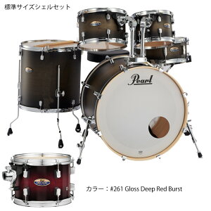 Pearl �p�[�� DECADE MAPLE �f�B�P�C�h���C�v�� �h�����Z�b�g DMP925SP/C #261 Glossdeep Red Burst �yDMP925SP/C ��261�z�y 12��26�����_���[�J�[�݌ɂ��� �z