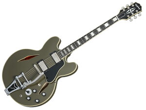 Epiphone �G�s�t�H�� Shinichi Ubukata ES-355 Custom Bigsby Olive Drab ���` �^��V�O�l�C�`���[���f�� �I���[�u�h���u�y �{�[�i�X���� �z