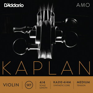 �y���[���֏o�וi�z D'Addario ( �_�_���I ) KA310 4/4M �J�v���� �A�� �o�C�I������ 4/4�T�C�Y �Z�b�g�� 4�{���� �~�f�B�A���e���V���� KAPLAN AMO Violin Strings Set�@�k�C�� ���� �����s��
