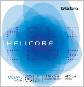 �y���[���֏o�וi�z D'Addario ( �_�_���I ) H350 4/4M �w���R�A�I�N�^�[�u �o�C�I������ 4/4�T�C�Y 4�{ �Z�b�g �~�f�B�A���e���V���� Helicore Octave Violin Strings Set�@�k�C�� ���� �����s��