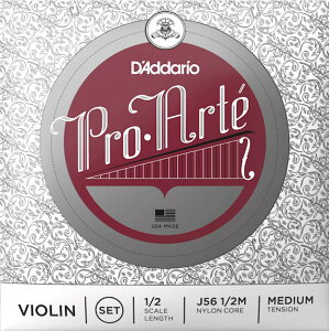 y[֏oוiz D'Addario ( __I ) J56 1/2M vAe oCI 1/2TCY 4{ Zbg ~fBAeV ProEArte Violin Strings set@kC  s