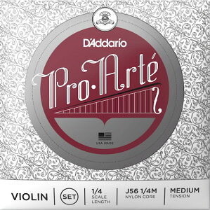 y[֏oוiz D'Addario ( __I ) J56 1/4M vAe oCI 1/4TCY 4{ Zbg ~fBAeV ProEArte Violin Strings set@kC  s