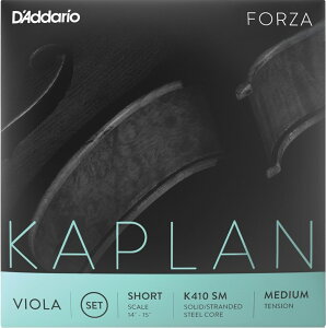 �y���[���֏o�וi�z D'Addario ( �_�_���I ) K410 SM KAPLAN FORZA �r�I���� 4�{ �Z�b�g �J�v���� �t�H���U ���B�I���� Viola Strings set SHORT SCALE MEDIUM TENSION�@�k�C�� ���� �����s��