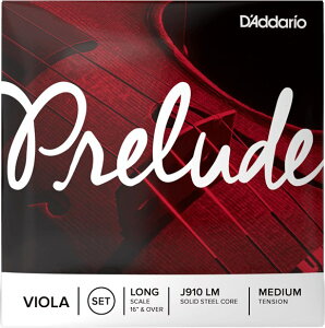 y[֏oוiz D'Addario ( __I ) J910 LM PRELUDE rI 4{ Zbg v[h BI Viola Strings set Long Scale MEDIUM TENSION@kC  s