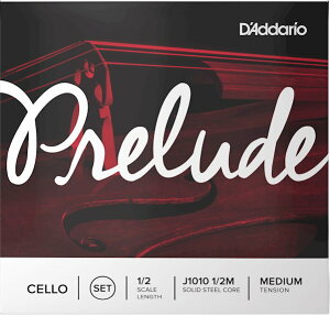 y[֏oוiz D'Addario ( __I ) J1010 1/2M PRELUDE `F 4{ Zbg v[h 24 Cello Strings set Medium Tension@kC  s