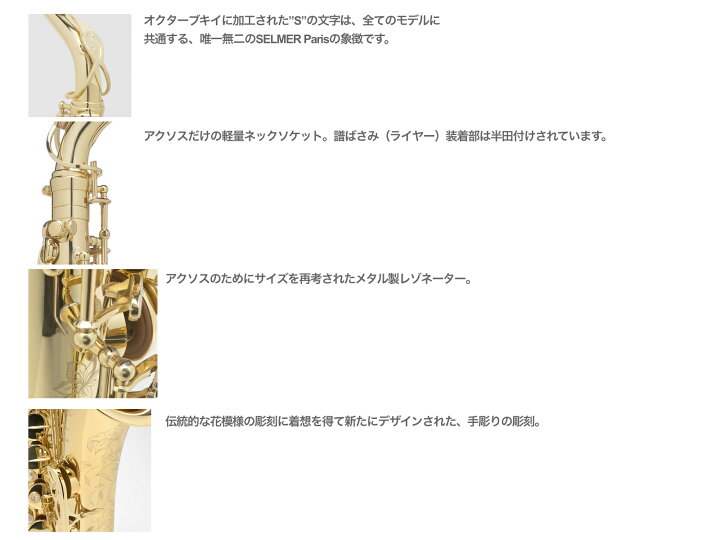 楽天市場】Henri Selmer Paris ( セルマー ) Axos GP-Tone アクソス GP 