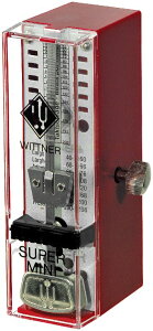 Wittner ( ウィットナー ) 884051 タクテルスーパーミニ ルビー 振り子式 メトロノーム おもり 据置き式 Taktell Super Mini metronome 北海道 沖縄 離島不可