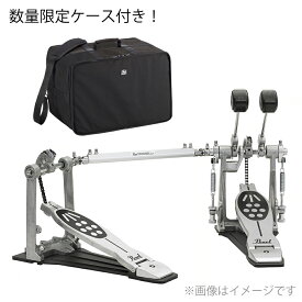 Pearl パール P-922 ケース付き ドラム ツインペダル 初心者 電子ドラム 【P-922】【在庫有り 】 Powersifter Redline Style Drum Pedal シングルチェーン