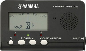 【メール便出荷品】 YAMAHA ( ヤマハ ) TD-19BK クロマチックチューナー ブラック 楽器 吹奏楽 ブラスバンド オーケストラ 音合わせ チューニング chromatic tuner　北海道 沖縄 離島不可
