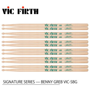 VIC FIRTH ヴィックファース SIGNATURE SERIES BENNY GREB VIC-SBG (6ペア) VIC FIRTHスティック【VIC-SBG】 ドラム スティック