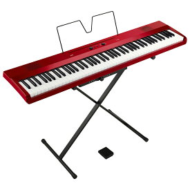 KORG ( コルグ ) L1SP Liano MRED メタリックレッド 電子ピアノ デジタルピアノ 88鍵盤【取り寄せ商品】 ピアノ 練習 コンサート ライブ 演奏