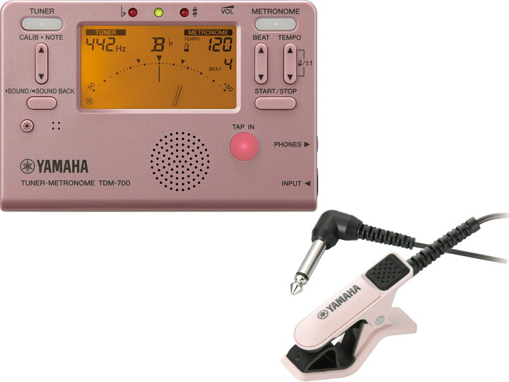 楽天市場】YAMAHA ヤマハ TDM-700P ピンク チューナーメトロノーム TM 