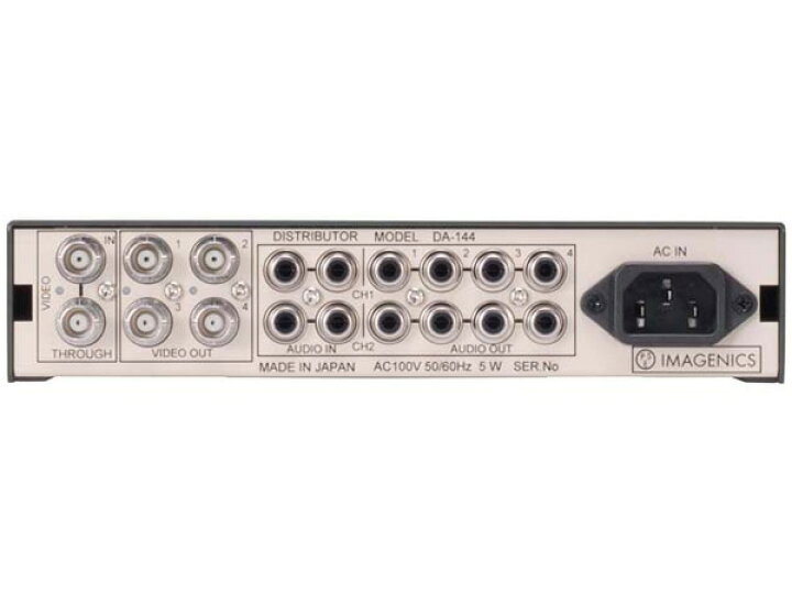 楽天市場】IMAGENICS イメージニクス DA-144 ◇ 映像・音声1入力4分配 