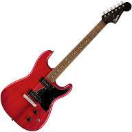 SQUIER スクワイヤー Paranormal Strat-O-Sonic Crimson Red Transparent ストラトキャスター モディファ…