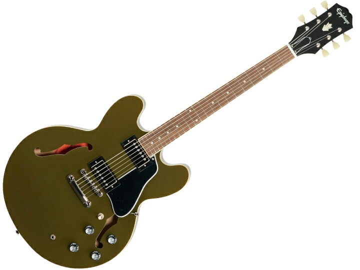 楽天市場】Epiphone エピフォン ES-335 Olive Drab Green セミアコ 