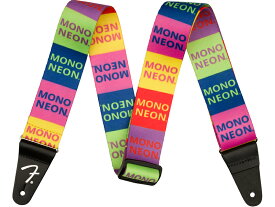 Fender ( フェンダー ) MonoNeon Logo Strap Multi-Color 2 ギター・ベース ストラップ【 梅雨特価 】