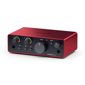 Focusrite tH[JXCg Scarlett Solo (gen4) Ki I[fBIC^[tFCX DAW DTM
