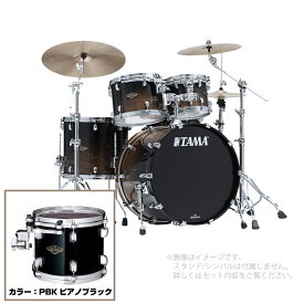 TAMA ( タマ ) Starclassic Walnut/Birch Drum Kits WBS42S-PBK ピアノブラック シェルセット【WBS42S-PBK】【受注生産 】 スタークラシック ウォルナット バーチ ドラム Drums Set