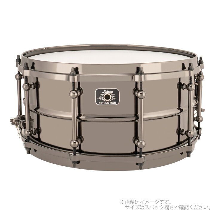 楽天市場】LUDWIG ラディック LU6514 Universal シリーズ メタルスネア 