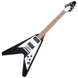 Epiphone ( エピフォン ) Kirk Hammett 1979 Flying V Ebony メタリカ カーク・ハメット フライング V エボニー 【春特価！ピック20枚プレゼント 】