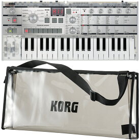 KORG ( コルグ ) microKORG Crystal 初回限定 透明バッグ付き MICROKORG-CR シンセサイザー