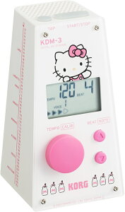 KORG RO { AEgbg KDM-3-KT n[LeB fW^ gm[ zCg  KDM3 digital white metronome Hello Kitty@kC  s