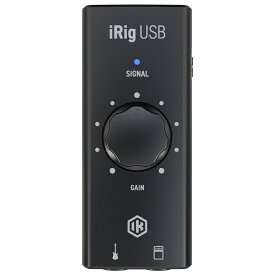 IK Multimedia ( アイケーマルチメディア ) iRig USB オーディオインターフェイス ギター／ベース用インターフェイス 日本正規品【取り寄せ商品】