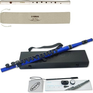 NUVO �k�[�{ N235SFBB �X�`���[�f���g�t���[�g �u���[ �u���b�N �v���X�`�b�N �t���[�g �Ǌy�� plastic Student Flute 2.0 blue �Z�b�g D�@�k�C�� ���� �����s��