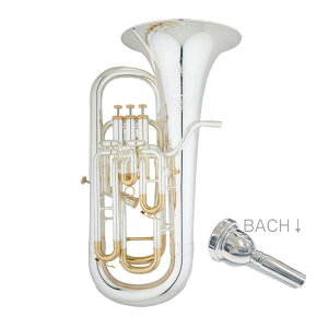 EASTMAN イーストマン EEP526GS ユーフォニアム 銀メッキ 4ピストン 太管 ゴールドトリム コンペンセイティング B♭ Euphonium BACH セット A 北海道 沖縄 離島 代引き不可