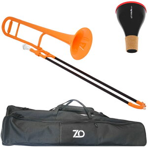 ZO ゼットオー TTB-11 テナートロンボーン オレンジ アウトレット プラスチック 細管 管楽器 tenor trombone orange ミュート セット F  北海道 沖縄 離島不可