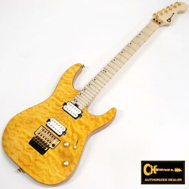 Charvel ( シャーベル ) Pro-Mod DK24 HH FR M Mahogany with Quilt Maple Dark Amber エレキギター