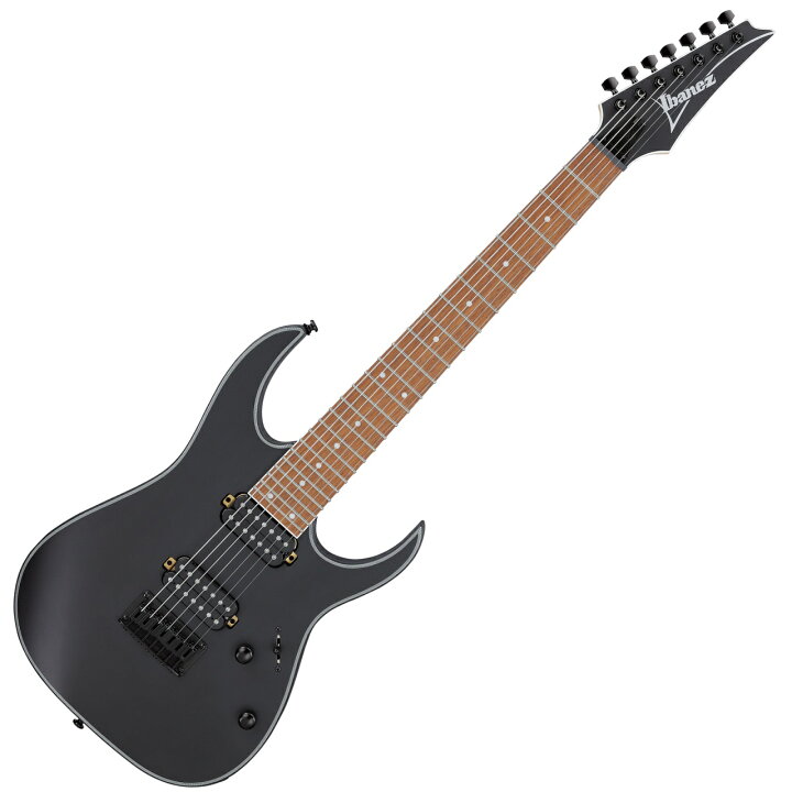 楽天市場】Ibanez アイバニーズ RG7421EX BKF 7弦ギター Black Flat 