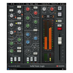 Plugin Alliance �v���O�C���A���C�A���X Brainworx bx_console SSL 4000 E �`�����l���X�g���b�v �G�t�F�N�g �v���O�C�� 4909