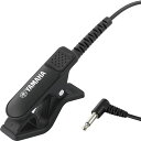 【メール便出荷品】 YAMAHA ( ヤマハ ) TM-40BK チューナー用マイクロフォン ブラック チューナー用マイク ピエゾ クリップタイプ 径3.5mm CONTACT MICROPHONE　北海道 沖縄 離島不可