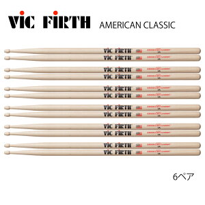 VIC FIRTH ���B�b�N�t�@�[�X VIC-5A [1BOX/6�y�A] VIC FIRTH�X�e�B�b�N�yVIC-5A�z�y�݌ɗL�� 3��24�����_���[�J�[�݌ɂ��� �z �h���� �X�e�B�b�N