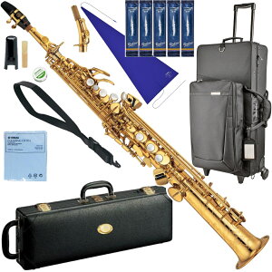 YAMAHA }n YSS-875EX \vmTbNX JX^EX bJ[ S[h Soprano saxophone gold Custam EX Ǌy Zbg T@kC  s