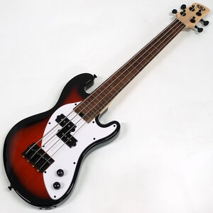 KALA J UBASS-SB-TB-FL Tobacco Burst Fretless ~j GLx[Y tbgX