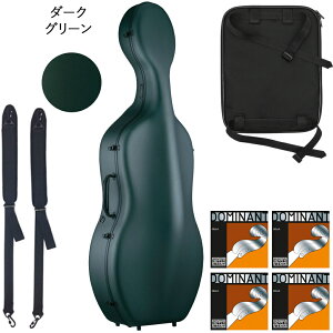 Carbon Mac J[{}bN CFC-L `F P[X _[NO[ GRN n[hP[X 4/4 bN cello cases dark green ZbgB @kC    s