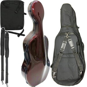 Carbon Mac J[{}bN CFC-3 WRD `F P[X Cbh n[hP[X 4/4 bN cello cases wine red Zbg D@kC    s