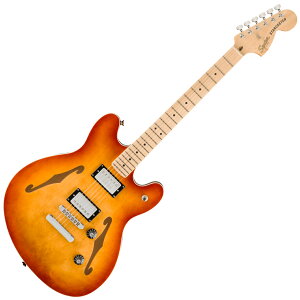 SQUIER XNC[ Affinity Starcaster Deluxe Sienna Sunburst X^[LX^[ Z~AR GLM^[ y nEB z